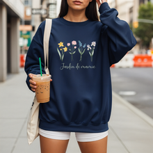 Charger l'image dans la galerie, Collection des fĂȘtes - Crewneck 5 choix de couleurs classiques - Jardin de mamie