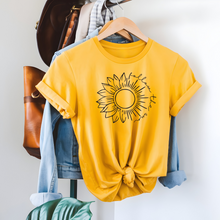 Charger l'image dans la galerie, T-shirt coloré (5 choix de couleurs)- Follow the sun - Adulte