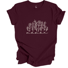 Charger l'image dans la galerie, T-Shirt - Maman fleurs - Couleurs saisonnières