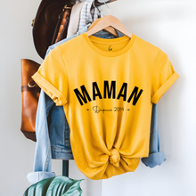 Charger l'image dans la galerie, T-Shirt - Maman depuis - Couleurs saisonnières