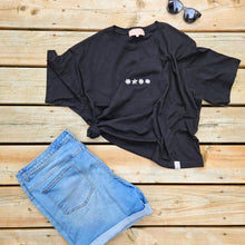 Charger l'image dans la galerie, Collection Holive - T-shirt boxy - Broderie mini marguerites