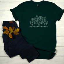 Charger l'image dans la galerie, T-Shirt - Maman fleurs - Couleurs saisonnières