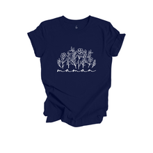 Charger l'image dans la galerie, T-Shirt - Maman fleurs - Couleurs classiques
