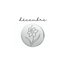 Charger l'image dans la galerie, Collier - fleur de naissance - Neuf.Vingt.Cinq - Argent sterling - Adulte