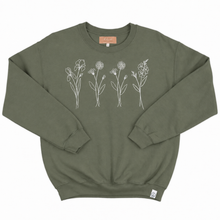 Charger l'image dans la galerie, Crewneck - 4 fleurs personnalisées - couleurs saisonnières - Adulte