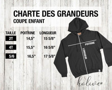 Charger l'image dans la galerie, Hoodie - BRODERIE - 1 fleur simple - Enfant
