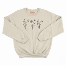 Charger l'image dans la galerie, Crewneck - 3 fleurs personnalisées - couleurs saisonnières - Adulte