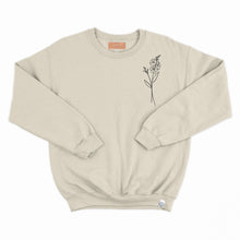 Charger l'image dans la galerie, Crewneck - 1 fleur personnalisée - couleurs saisonnières - Adulte