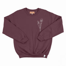 Charger l'image dans la galerie, Crewneck - 1 fleur personnalisée - couleurs saisonnières - Adulte