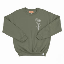 Charger l'image dans la galerie, Crewneck - 2 fleurs personnalisées - couleurs saisonnières - Adulte