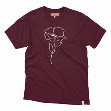 Charger l'image dans la galerie, T-shirt - fleur épurée - Adulte