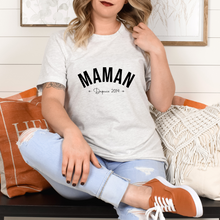 Charger l&#39;image dans la galerie, T-Shirt - Maman depuis - Couleurs classiques
