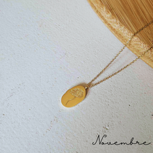 Charger l&#39;image dans la galerie, Collier - fleur de naissance - Neuf.Vingt.Cinq - Gold - Adulte
