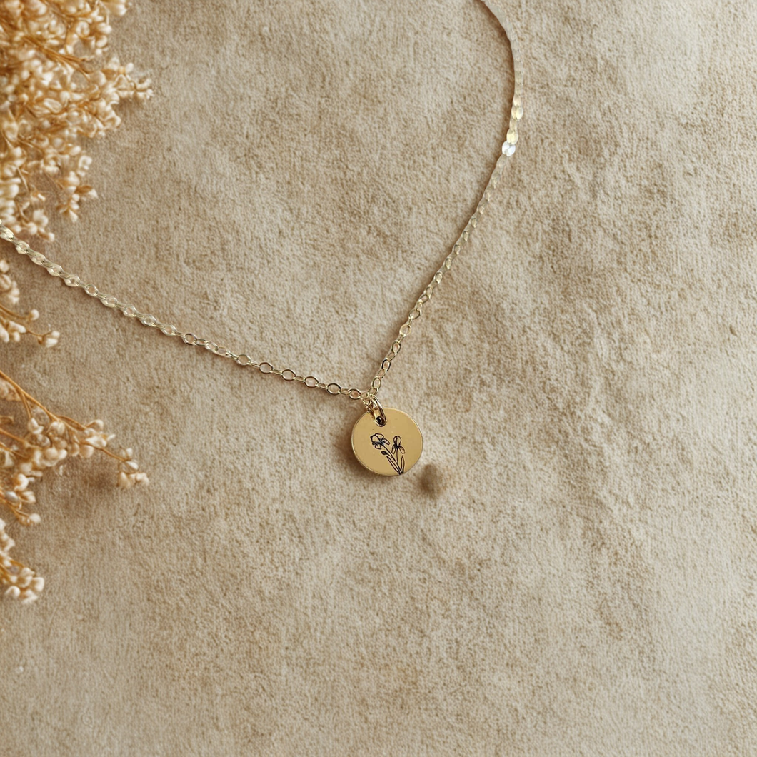 Collier - fleur de naissance - Adulte