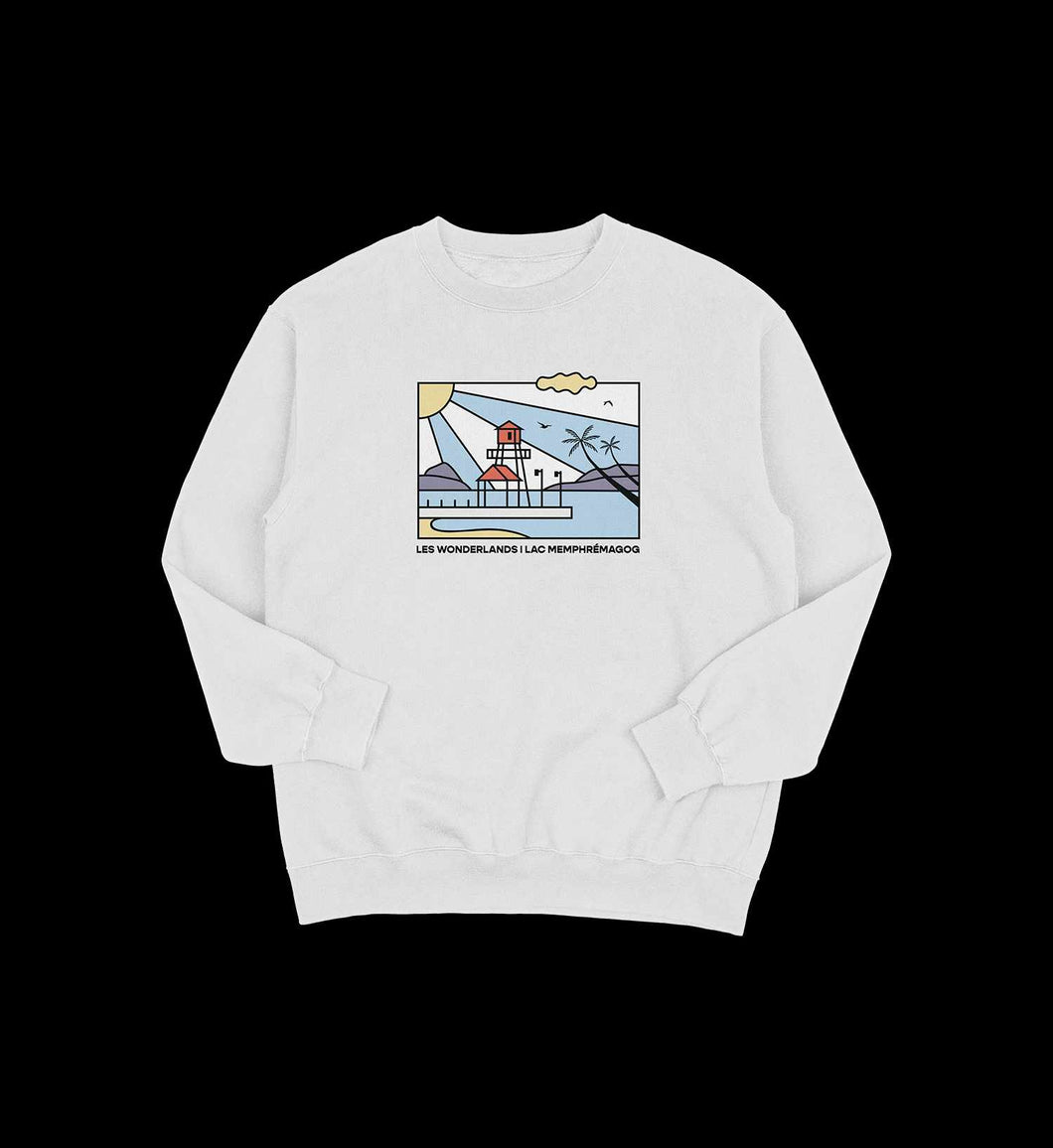 Crewneck gris chiné - Les wonderlands - Cantons de l'est