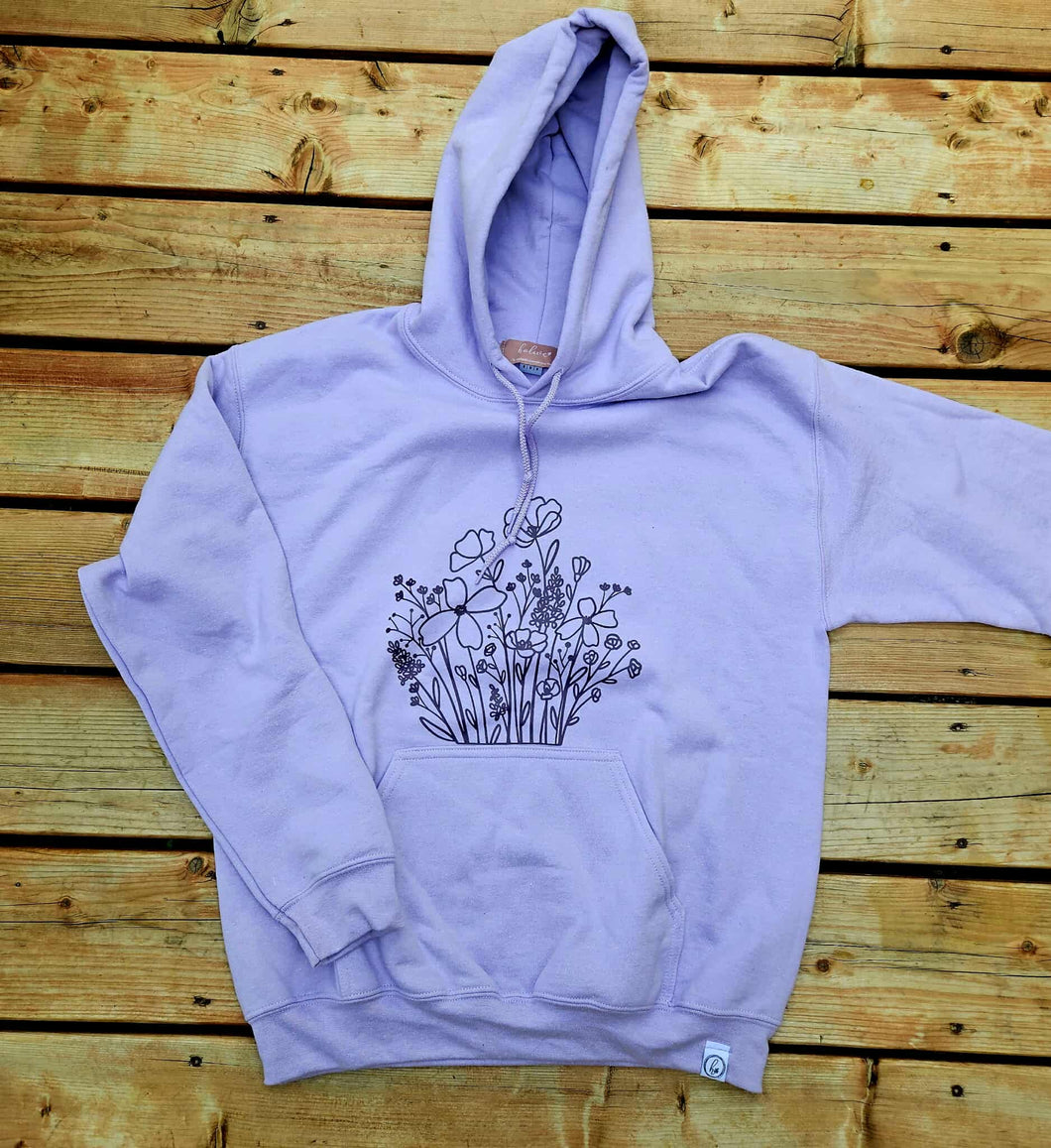 Prêt à partir - Hoodie - pastel fleurs sauvages - Adulte