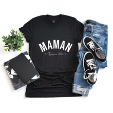 Charger l&#39;image dans la galerie, T-Shirt - Maman depuis - Couleurs classiques
