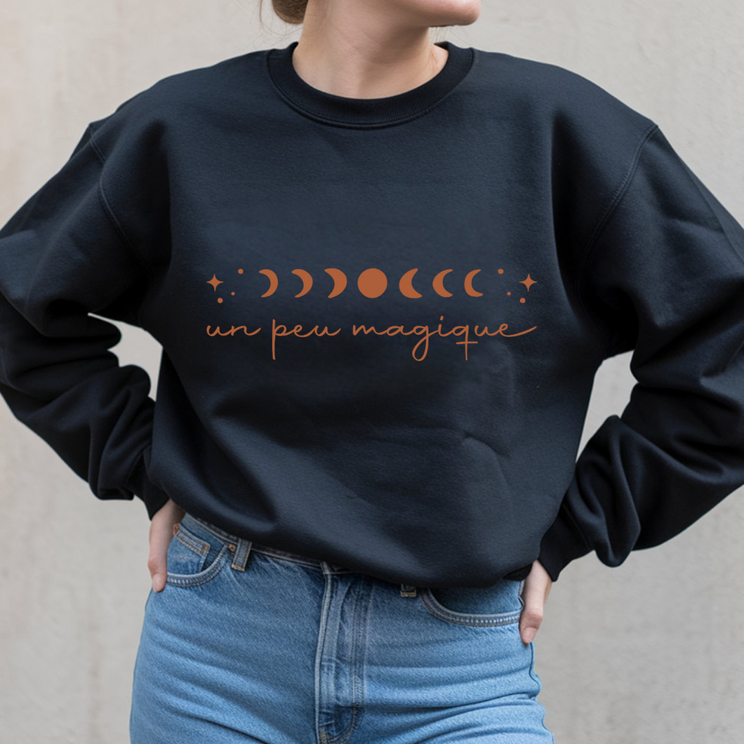 Crewneck Un peu magique - Couleurs classiques