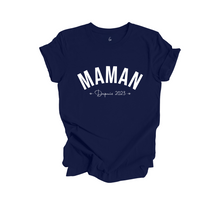 Charger l&#39;image dans la galerie, T-Shirt - Maman depuis - Couleurs classiques
