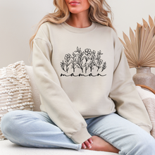 Charger l&#39;image dans la galerie, Crewneck maman fleurs - Couleurs classiques
