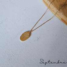 Charger l&#39;image dans la galerie, Collier - fleur de naissance - Neuf.Vingt.Cinq - Gold - Adulte
