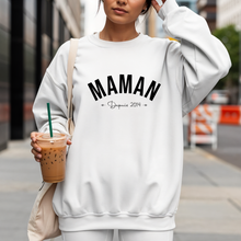 Charger l&#39;image dans la galerie, Crewneck maman depuis - Couleurs classiques
