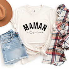 Charger l&#39;image dans la galerie, T-Shirt - Maman depuis - Couleurs classiques
