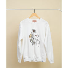Charger l&#39;image dans la galerie, Crewneck - femme fleur - Adulte
