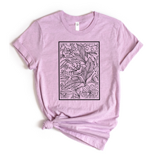 Charger l&#39;image dans la galerie, T-shirt - cadre floral - Adulte
