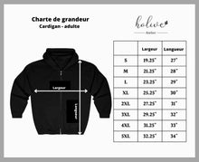 Charger l&#39;image dans la galerie, Cardigan bouquet 2 fleurs- Adulte
