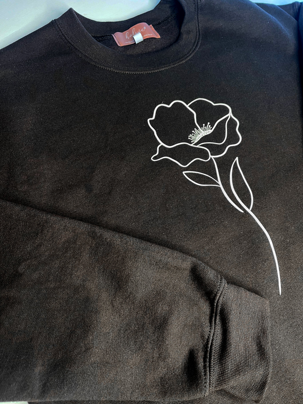 PRÊT-À-PARTIR - Crewneck - fleur épurée - Adulte