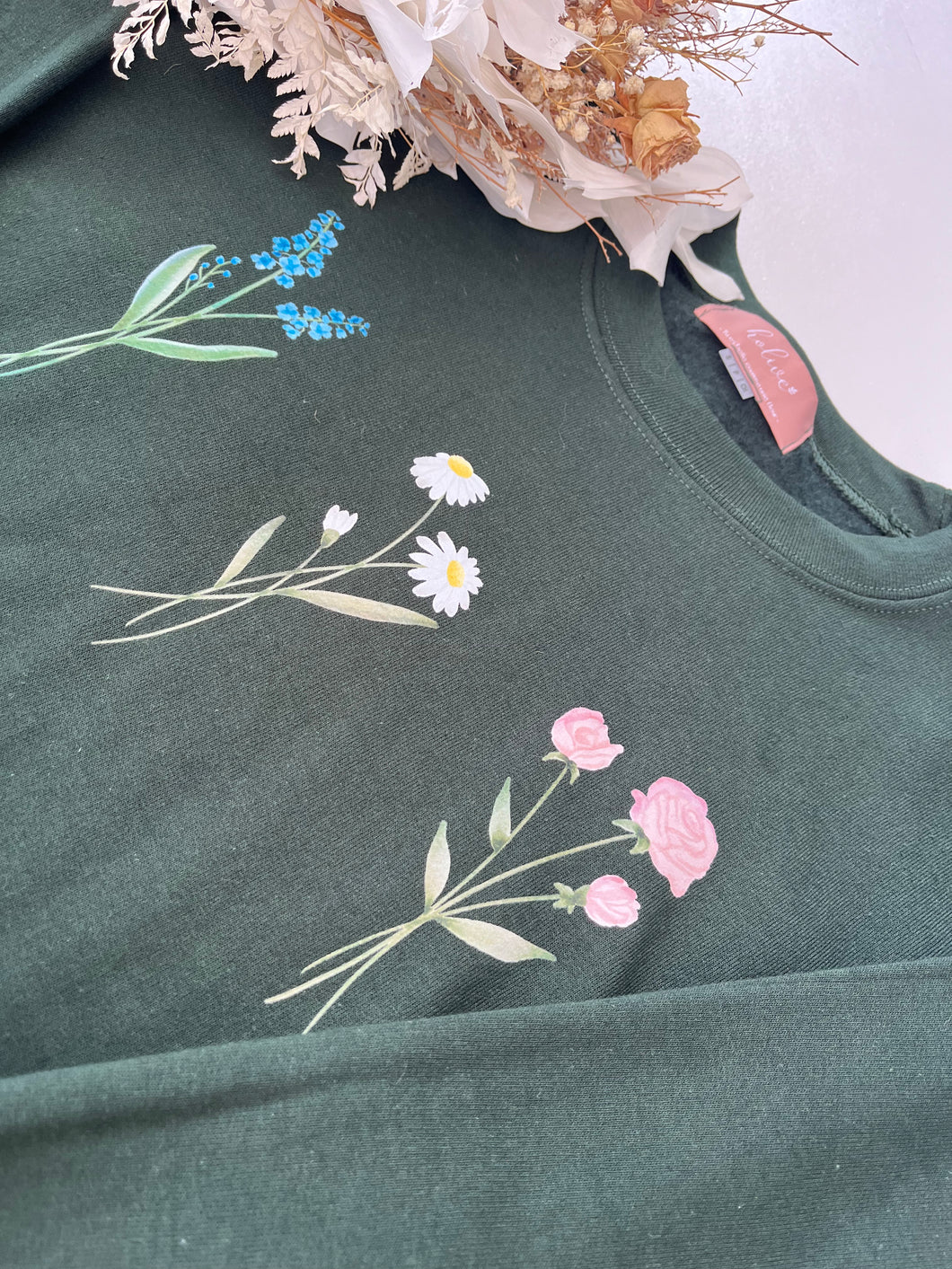 PRÊT-À-PARTIR - Crewneck - 3 fleurs simples - Adulte