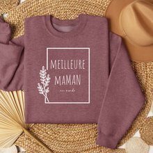 Charger l'image dans la galerie, Crewneck Meilleure Maman au monde - couleurs saisonnières
