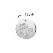 Charger l&#39;image dans la galerie, Collier - fleur de naissance - Neuf.Vingt.Cinq - Argent sterling - Adulte
