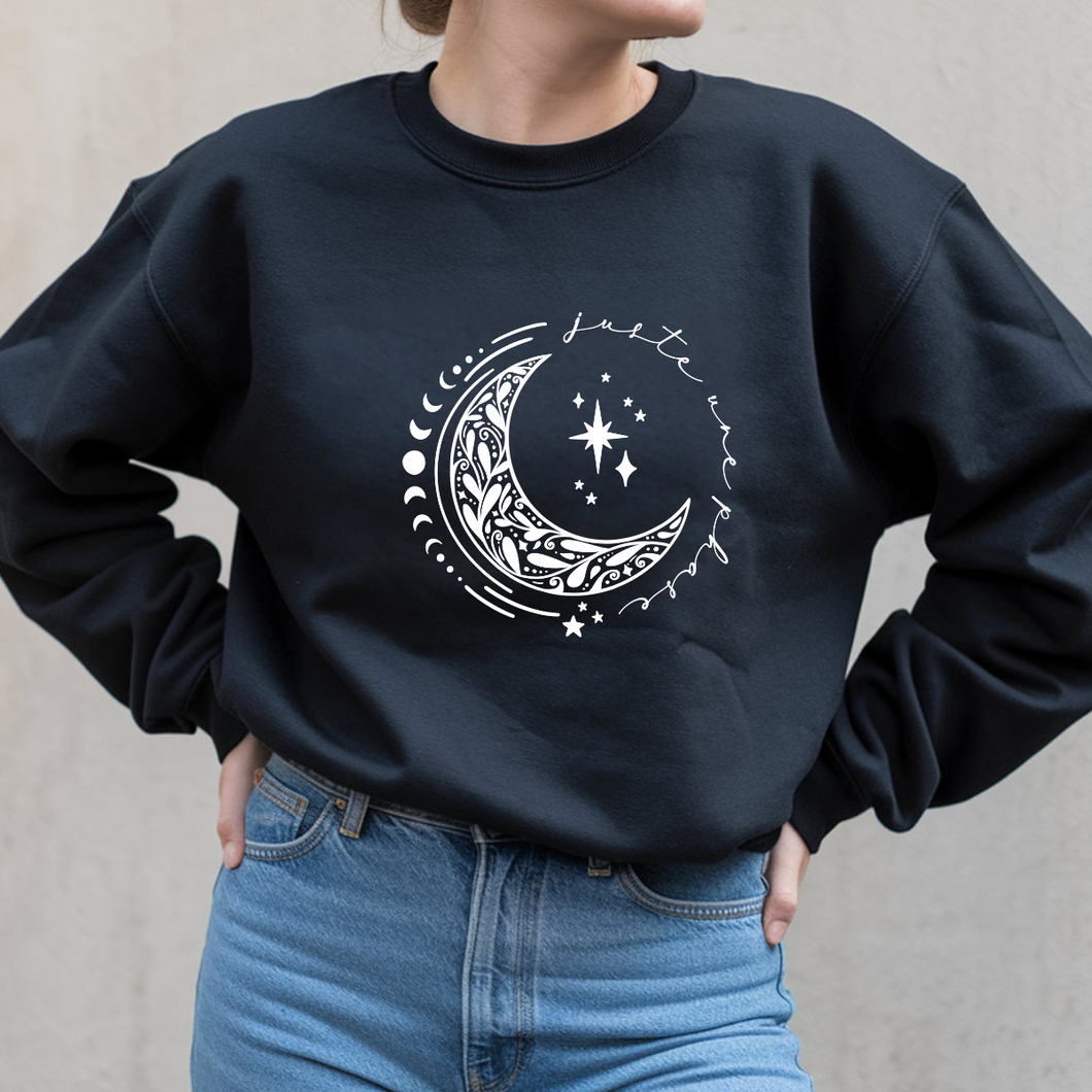 Prêt à partir - Crewneck noir - Juste une phase