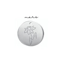Charger l&#39;image dans la galerie, Collier - fleur de naissance - Neuf.Vingt.Cinq - Argent sterling - Adulte
