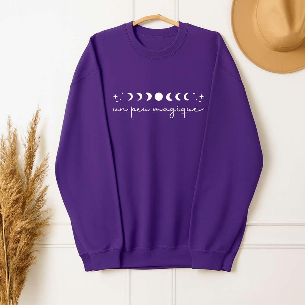 Crewneck mauve - Un peu magique