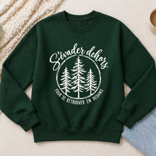 Charger l'image dans la galerie, Crewneck - S'évader dehors, se retrouver en dedans - 9 choix de couleurs
