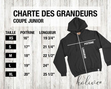 Charger l&#39;image dans la galerie, Hoodie - BRODERIE - 1 fleur simple - Junior
