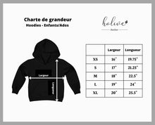 Charger l&#39;image dans la galerie, Hoodie fleur simple-Pré-ado
