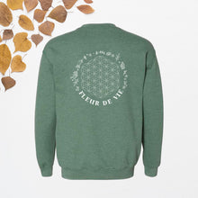 Charger l&#39;image dans la galerie, Crewneck - Fleur de vie - design DERRIÈRE -  Adulte
