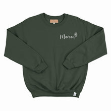Charger l&#39;image dans la galerie, Crewneck - Maman ou mamie + 1 fleur de naissance - Adulte
