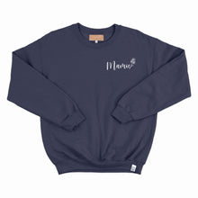 Charger l&#39;image dans la galerie, Crewneck - Maman ou mamie + 1 fleur de naissance - Adulte

