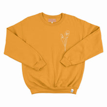 Charger l&#39;image dans la galerie, Crewneck - BRODERIE - 1 fleur simple - couleurs variées - Adulte
