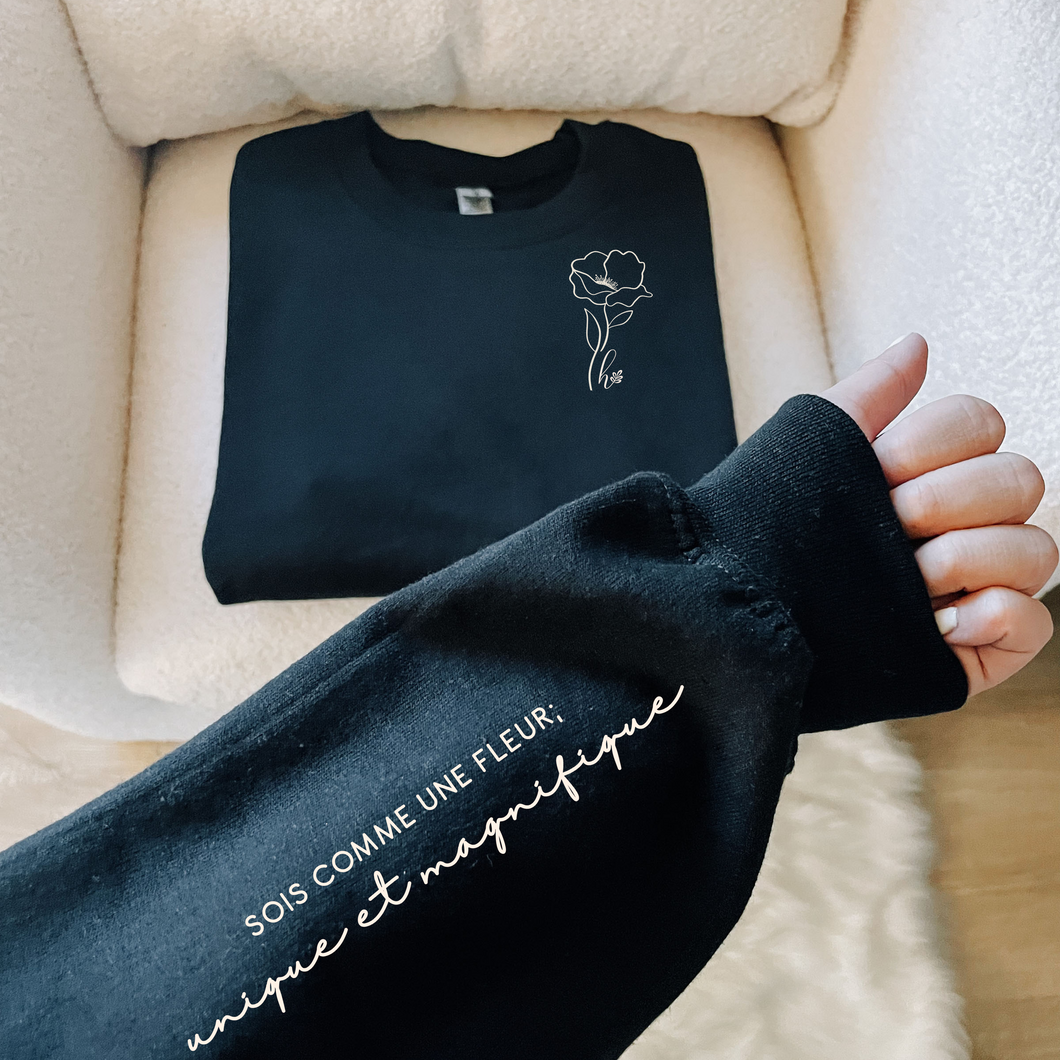 Crewneck couleur classique Unique et magnifique-Adulte