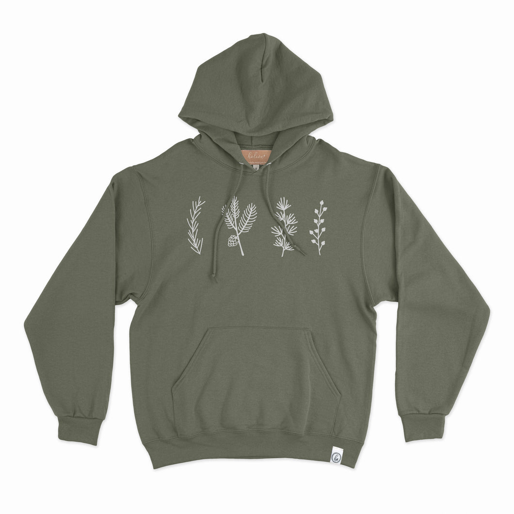 Hoodie - Feuillage hiverval - couleurs saisonnières - Adulte