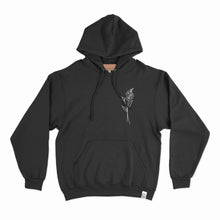 Charger l&#39;image dans la galerie, Hoodie - BRODERIE - 1 fleur simple - Adulte
