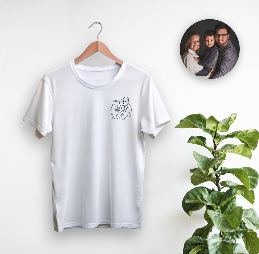 T-shirt - silhouette personnalisée - Adulte