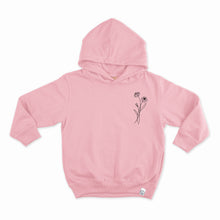 Charger l&#39;image dans la galerie, Hoodie - BRODERIE - 1 fleur simple - Junior
