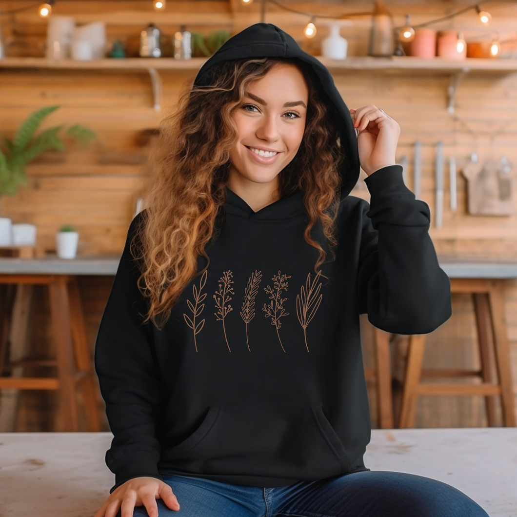 Hoodie - couleurs classiques - feuillage d'automne - Adulte